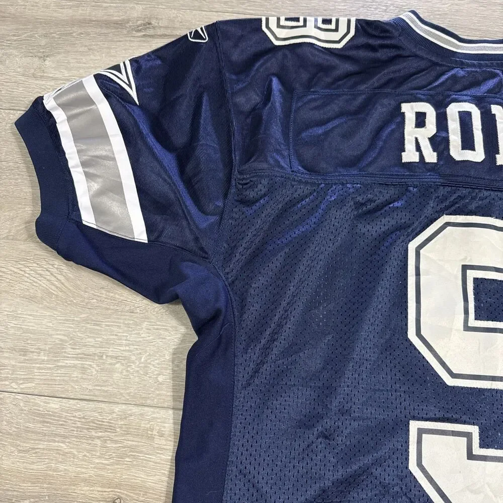 Tony Romo Jersey Dallas Cowboys NFL Reebok Men's Blue Size 50